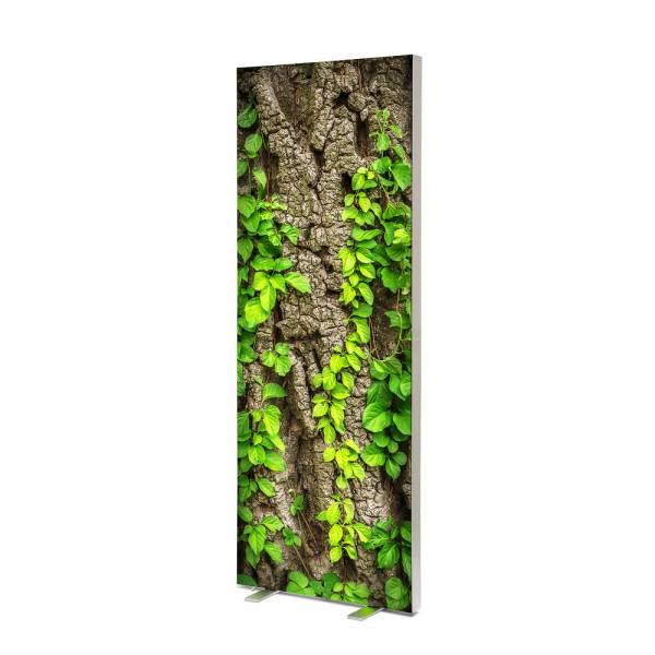 Světelný panel Brightbox Double 100 x 250 cm Stříbrná, 8 cm, oboustranný