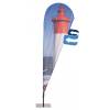 Beachflag Alu Drop 235cm Total Height - 8