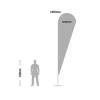 Vlajka Alu kapka 345cm - 13