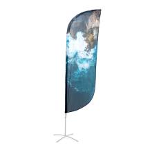 Reklamní vlajka tvaru pádlo 86 x 192 cm jednostranný tisk