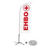 Beach Flag Alu Wind Set 310 With Water Tank Design First Aid - 4