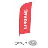 Beach Flag Alu Wind Set 310 With Water Tank Design Entrance - 7