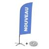 Beach Flag Alu Wind Set 310 With Water Tank Design New - 1