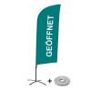 Beach Flag Alu Wind Set 310 With Water Tank Design Open - 7