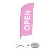 Beach Flag Alu Wind Set 310 With Water Tank Design Open - 8