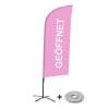 Beach Flag Alu Wind Set 310 With Water Tank Design Open - 9