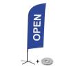 Beach Flag Alu Wind Set 310 With Water Tank Design Open - 10