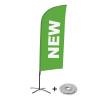 Beach Flag Alu Wind Set 310 With Water Tank Design New - 13