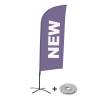 Beach Flag Alu Wind Set 310 With Water Tank Design New - 16