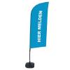 Beach Flag Alu Wind Set 310 With Water Tank Design Sign In Here - 11