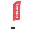 Beach Flag Alu Wind Set 310 With Water Tank Design Entrance - 24