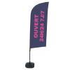 Beach Flag Alu Wind Set 310 With Water Tank Design Open 24/7 - 7