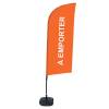 Beach Flag Alu Wind Set 310 With Water Tank Design Take Away - 0