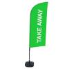 Beach Flag Alu Wind Set 310 With Water Tank Design Take Away - 19