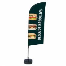 Beach Flag Alu Wind Set 310 With Water Tank Design Sandwiches