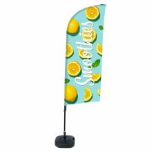 Beach Flag Alu Wind Set 310 With Water Tank Design Smoothies