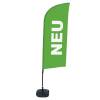 Beach Flag Alu Wind Set 310 With Water Tank Design New - 46