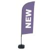 Beach Flag Alu Wind Set 310 With Water Tank Design New - 48