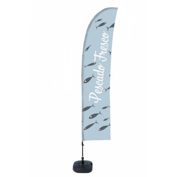 Beach Flag Budget Set Wind Large Fresh Fish