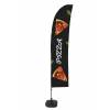 Beach Flag Budget Set Wind Large Pizza - 0