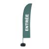 Beach Flag Budget Wind Complete Set Entrance Red Spanish - 0