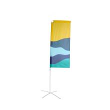 Beach Flag Budget Square Print 750mm Width
