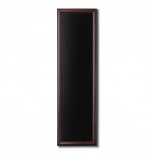 Dřevěná tabule pro psaní křídovými fixy 40x120, tmavě hnědá