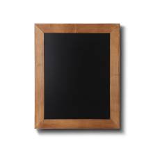 Dřevěná tabule pro psaní křídovými fixy 30x40, světle hnědá