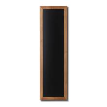 Dřevěná tabule pro psaní křídovými fixy 40x120, světle hnědá