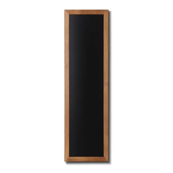 Dřevěná tabule pro psaní křídovými fixy 40x120, světle hnědá