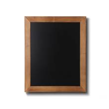 Dřevěná tabule pro psaní křídovými fixy 40x50, světle hnědá