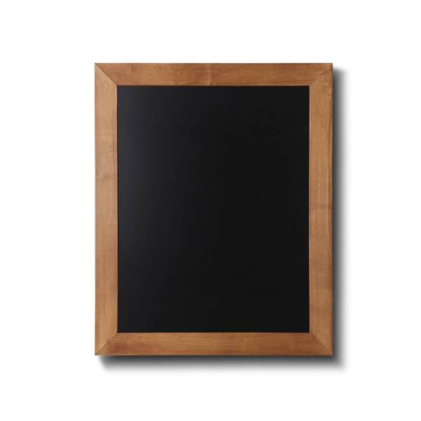 Dřevěná tabule pro psaní křídovými fixy 40x50, světle hnědá
