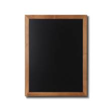 Dřevěná tabule pro psaní křídovými fixy 60x80, světle hnědá