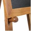 Dřevený stojan pro křídové tabule, černý - 5
