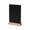 Dřevěný menu stojánek ekonomický černý, 100 mm - 5