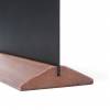 Dřevěný menu stojánek ekonomický černý, 100 mm - 7