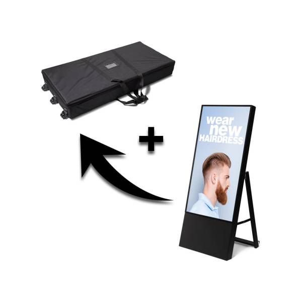 Set černého digitálního áčka s přepravním boxem