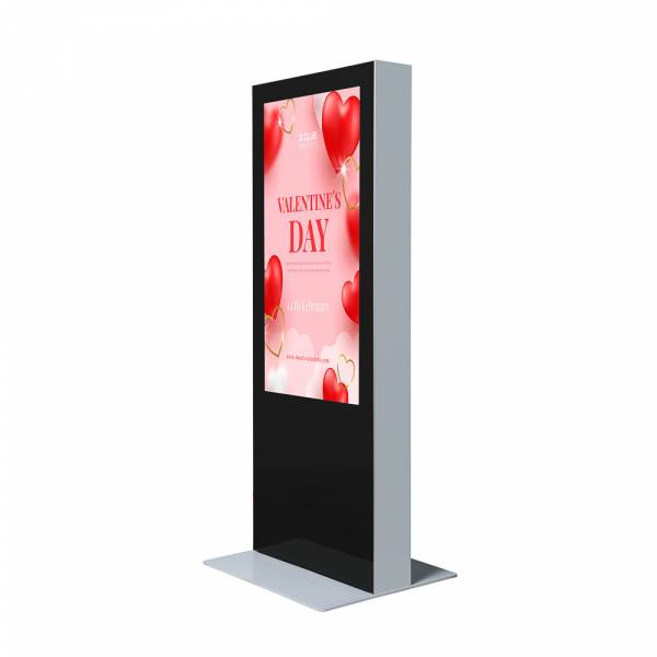 Digitální oboustranný totem s monitory Samsung