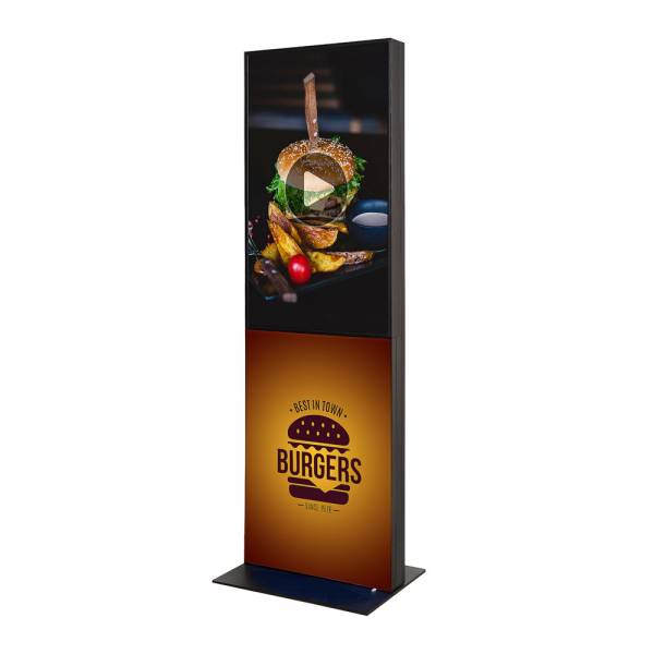 Textile Frame Digitální totem 55", s monitorem QMR