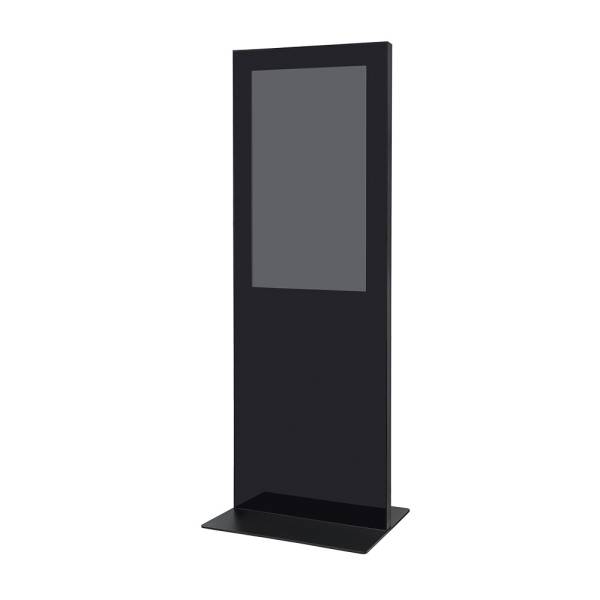 Digitální totem tenký 43" jednostr. RAL9005JS černý, bez monitoru