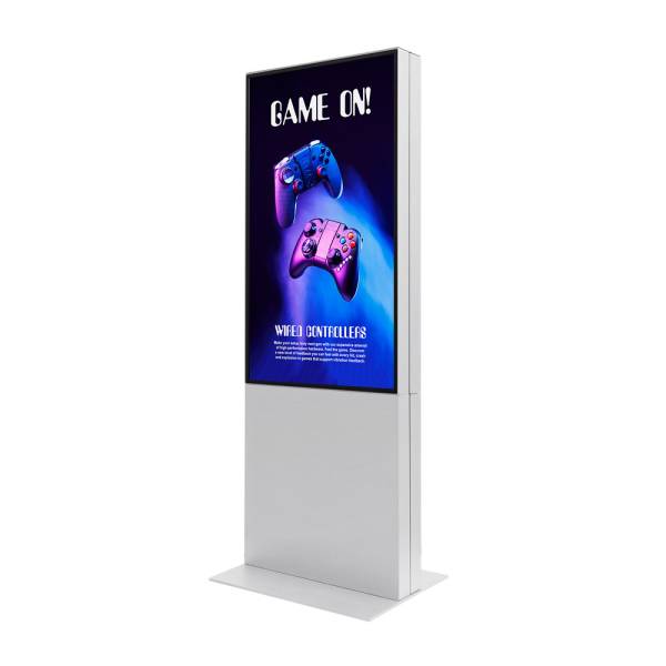 Digitální totem Smart Line Oboustranný s monitorem Samsung 50", bílá barva