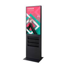 Digitální totem Smart Line s letákovou kapsou a monitorem Samsung