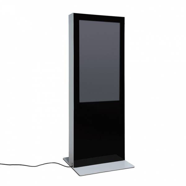 Digitální oboustranný totem s monitory Samsung