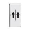 Textilní tištěná dekorace dveří Door Wrap 80 Hygiene Facilities - 4