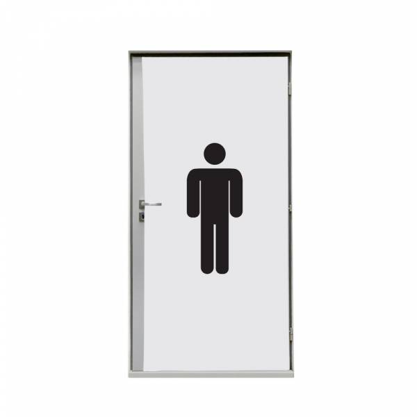 Door Wrap 80 cm Hygienické zařízení muži černí
