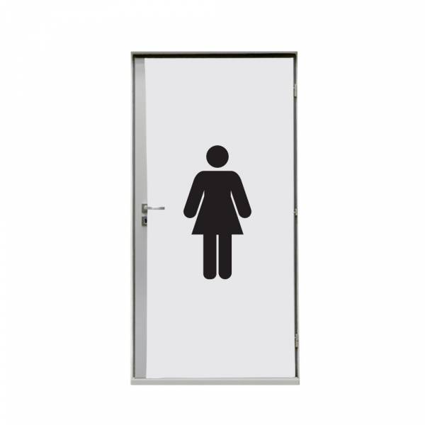 Textilní tištěná dekorace dveří Door Wrap 80 Hygiene Facilities