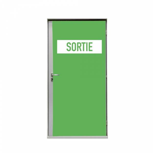 Door Wrap 80 cm Výstup zelené francouzština