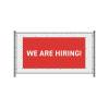 Fence Banner Standard Design Hiring - 2