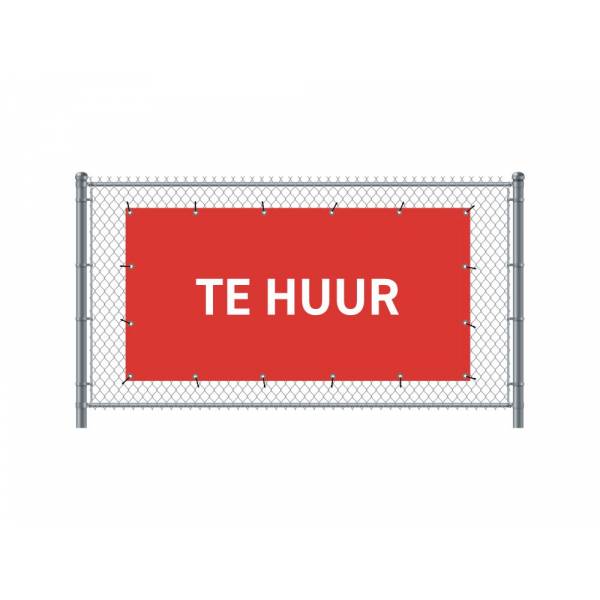 Standardní banner na plot 200 x 100 cm K pronájmu holandsky červené