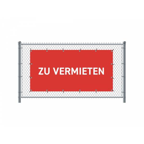 Standardní banner na plot 300 x 140 cm K pronájmu Němec Červené